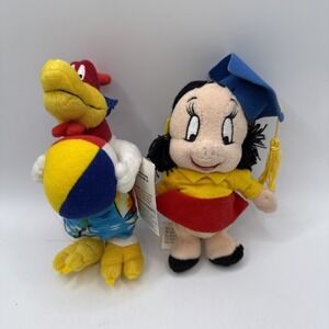2 Looney Tunes Warner Bros Monthly Holiday Plush Mini Bean‎ Bags